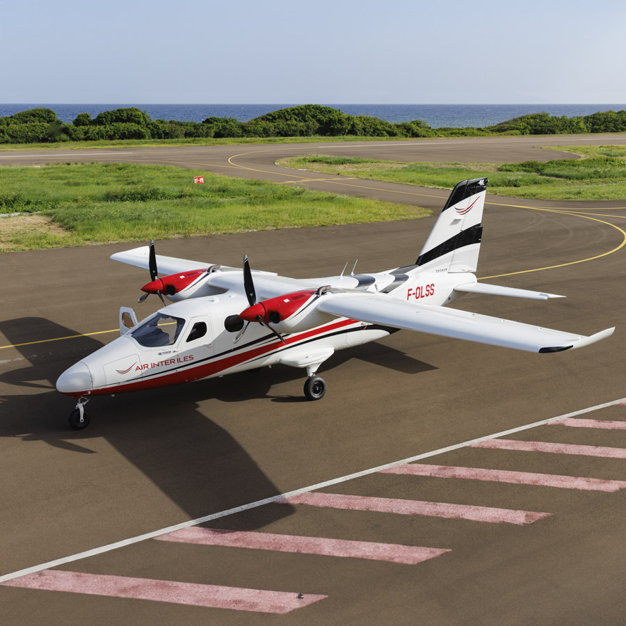 Les avions Tecnam d'Air Inter Iles by St Barth Executive